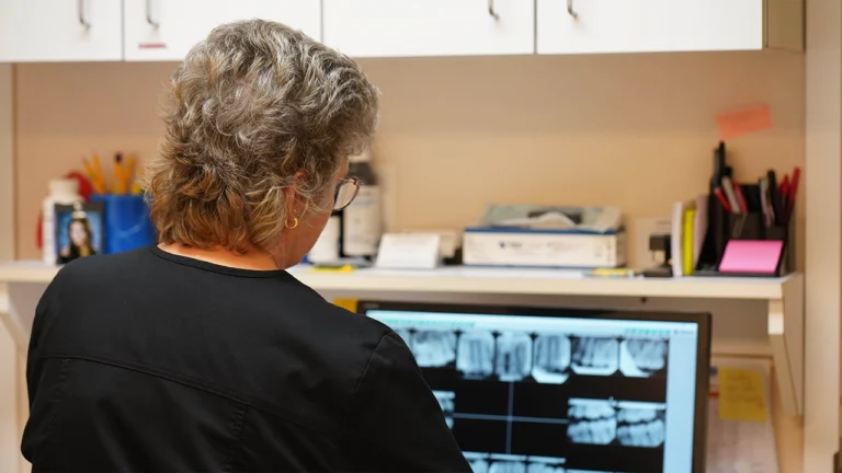 Diabetes and Oral Health Xray